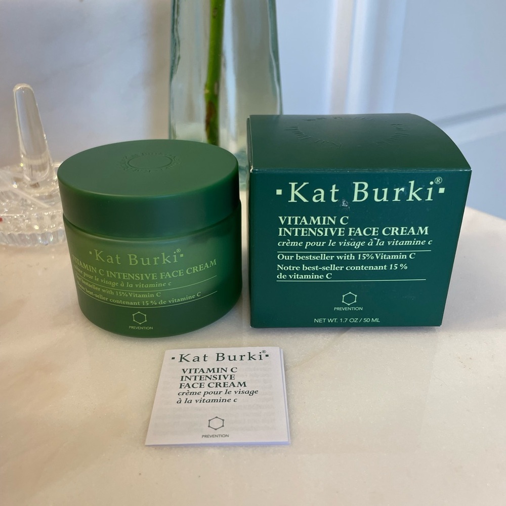 Kat Burki, Vitamin C Face Cream 1.7oz.
New in box.